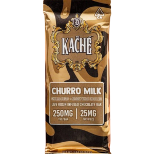 Kache Live rosin infused chocolate bar - Churro milk